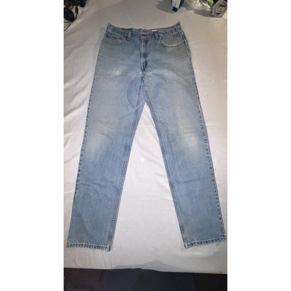 Vintage Levi's 550 Jeans Mens 36x36 Light Wash Relaxed Fit Baggy Denim Y2K 2001